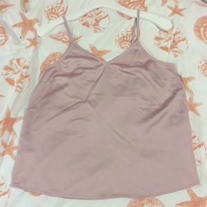 Rose champagne colored top size XS